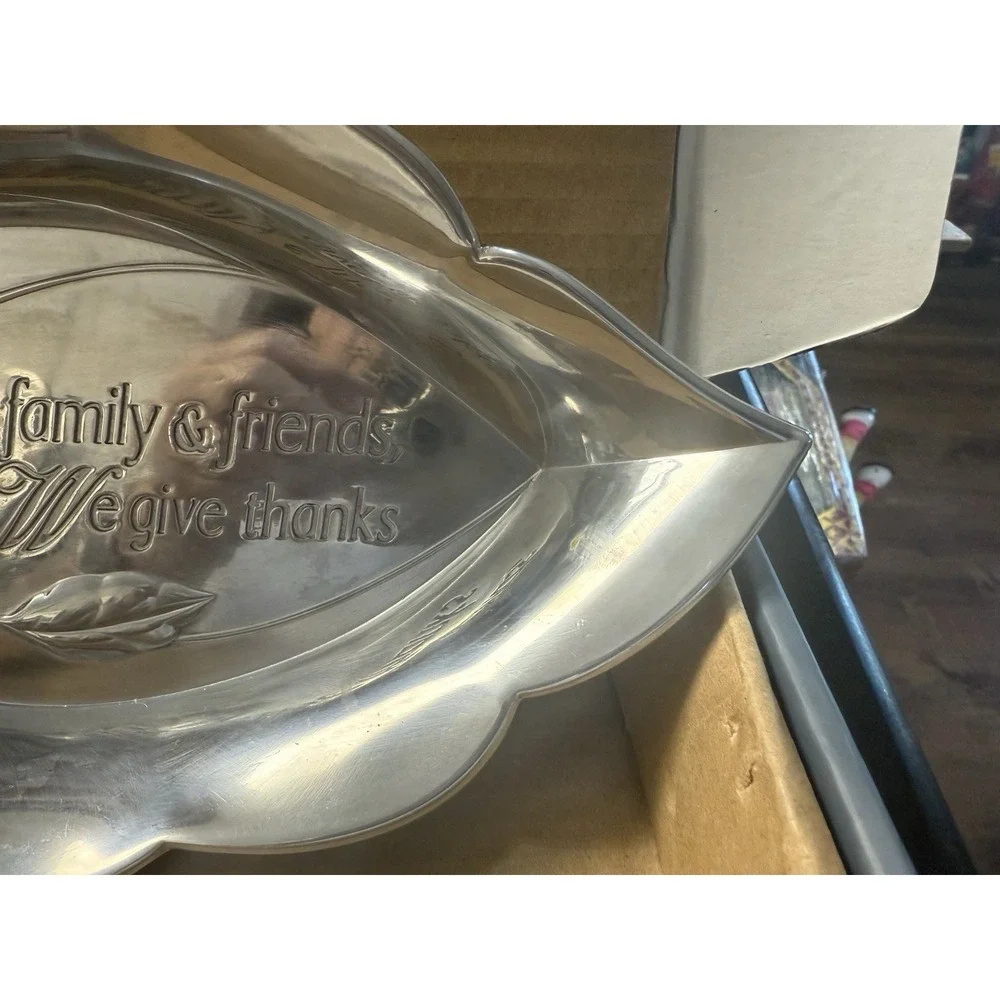 Reed‎ And Barton Bread Serving Plate NIB Thanksgiving Christmas Holidays